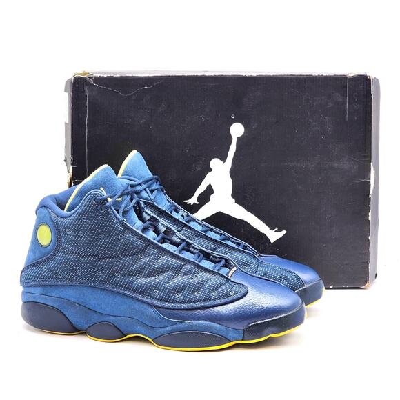 Air Jordan 13 Retro Squadron 414571-405 Men’s Sneakers Blue US 13 - Preowned main image 12
